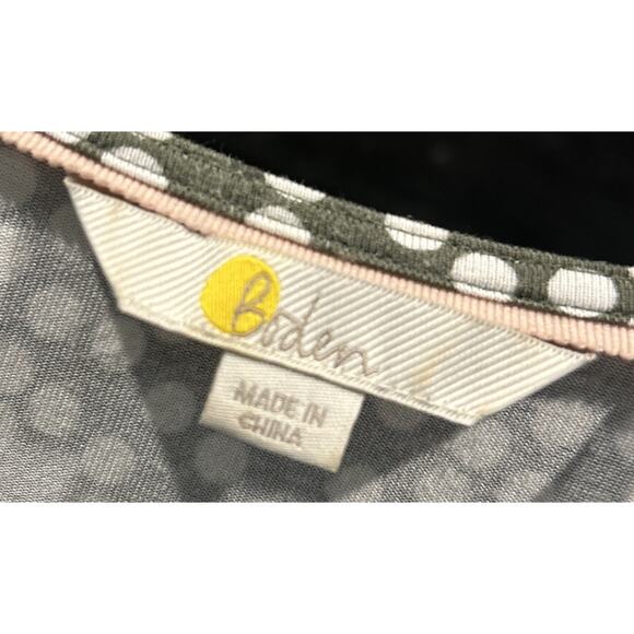 Women’s BODEN Olive Green Polka Dots Maxi Dress Size 8 R *C6 - Picture 3 of 5